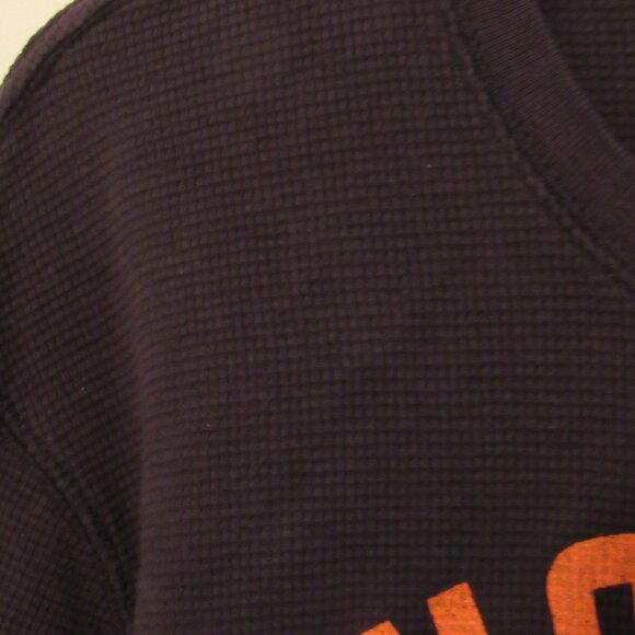 Cincinnati Bengals Sweatshirt Men's Size Large Brown Waffle Knit Football Logo - Picture 3 of 5